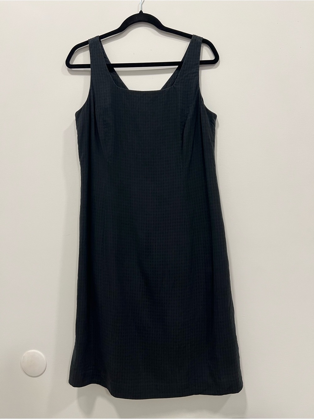Vintage Tommy Bahama Black Sleeveless Square-Neck Dress - Size 12